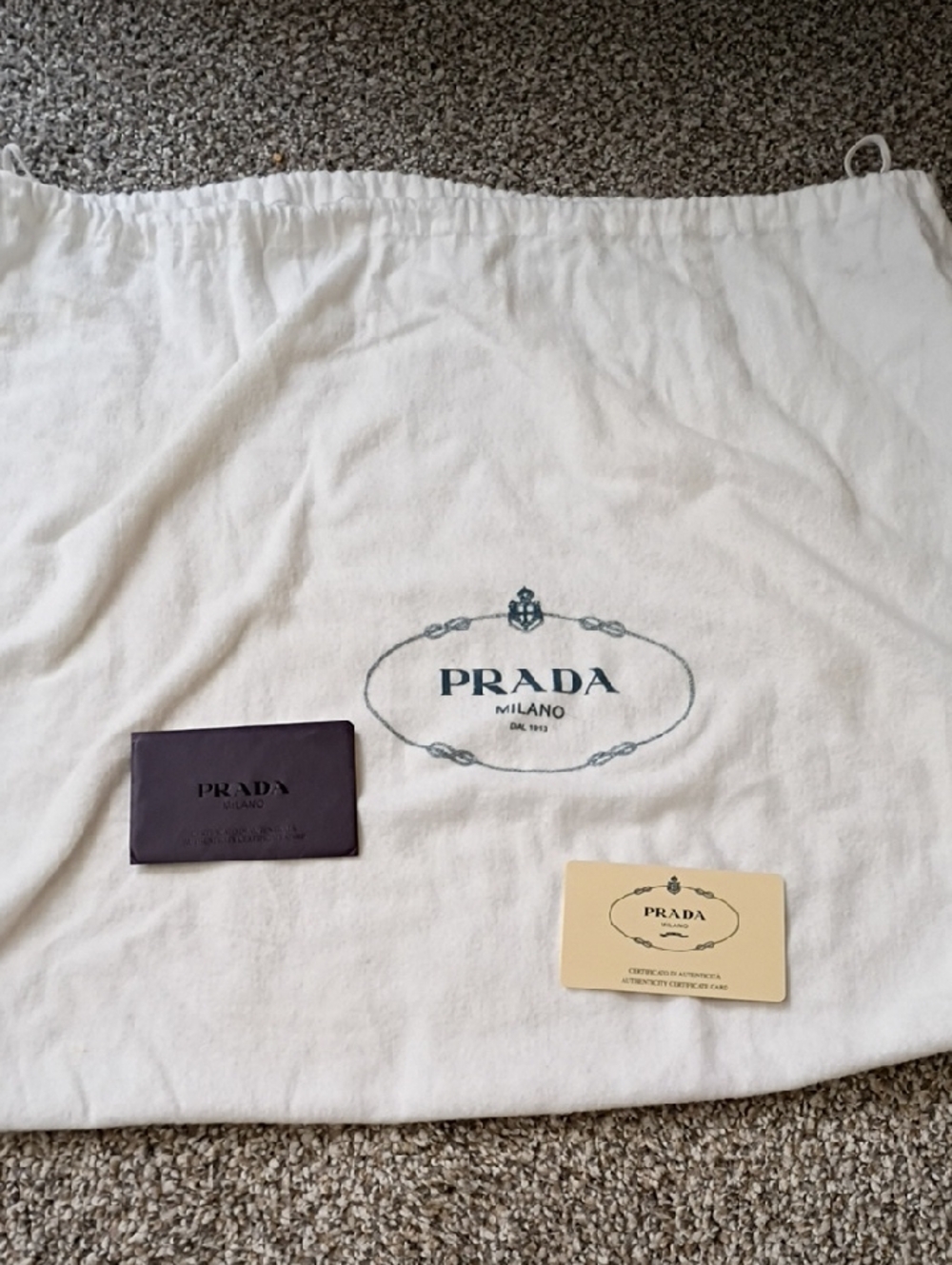 Authentic Vintage Red Prada Tessuto City Tote With Dust Bag and Auth Card. - Picture 15 of 15